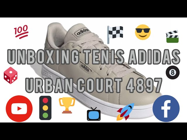 UNBOXING TENIS ADIDAS URBAN COURT IH 4897 💯⛹️‍♂️😁😉🛴🎮