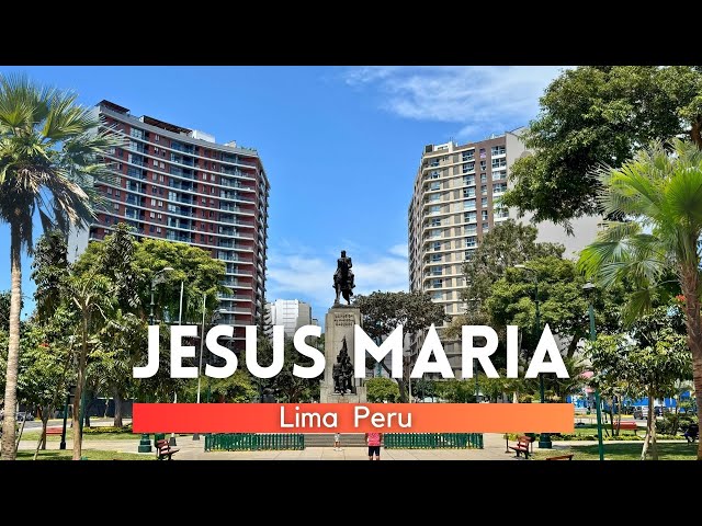 Jesus Maria, Lima Peru 2025 4K 🇵🇪  Walking Tour of Vibrant Streets and Local Lifestyle