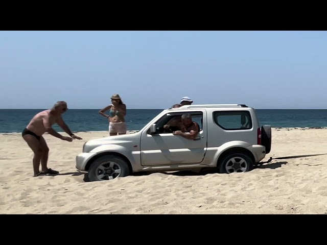 Jeep KJ LIBERTY CHEROKEE POWER towing Suzuki jimny Toyota rav stuck on sand -radar renegade RT+ tire