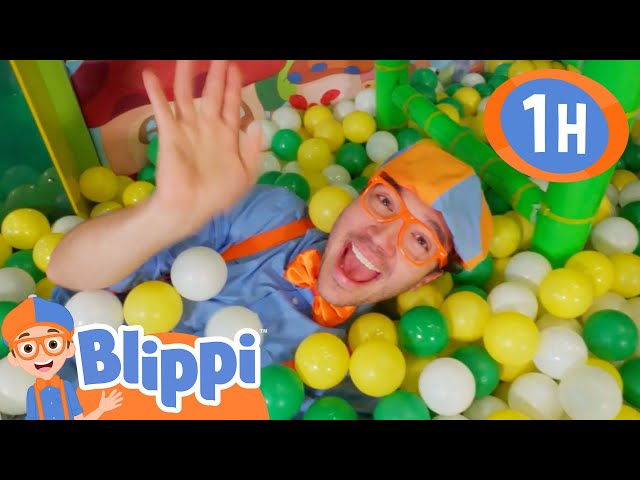 Blippi's Get Up Games | Blippi 1 hour | Moonbug Kids - Fun Stories and Colors