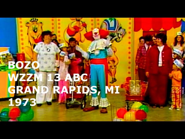 Bozo the Clown & Religious Programing |  WZZM ABC 13 | Grand Rapids, Michigan, 1973