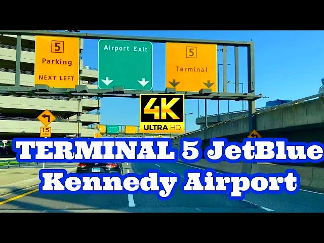 JFK Airport 4K Driving Tour: Terminal 5 and Queens, NYC ✈️