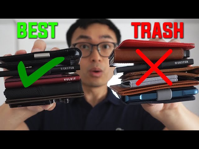 Which Brand Makes The BEST MINIMALIST WALLET? (Ekster, Ridge, Vaultskin, Rossm, Nomatic & More!)