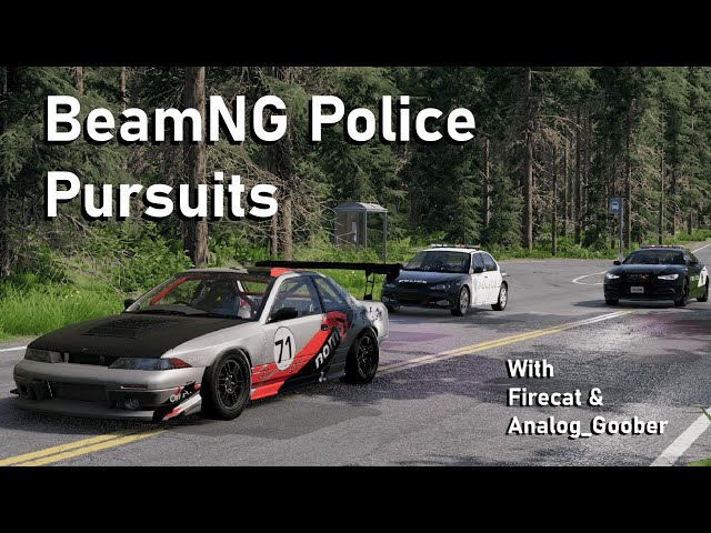 Essentially Need for Speed if it was realistic | BeamNG police chases w/ Firecat & Analog_Goober