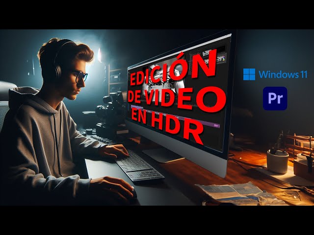 Cómo CONFIGURAR Windows 11 y Adobe Premiere para editar EN HDR en una pantalla OLED