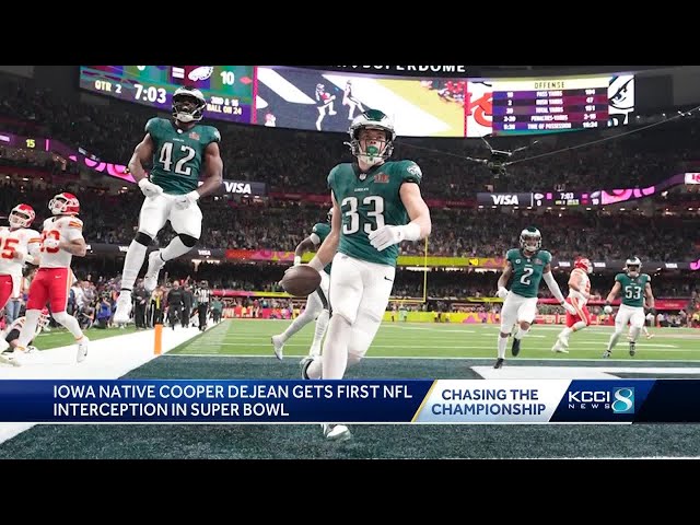 Cooper DeJean intercepts Mahomes, returns it for touchdown in Super Bowl 59