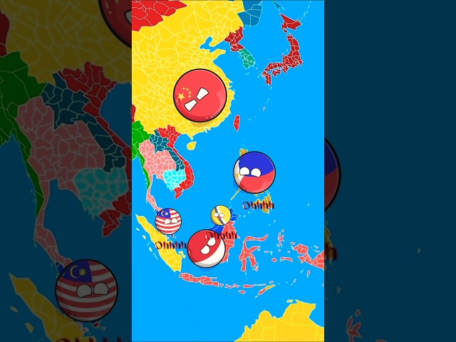 Roasting war between Indonesia and China in a nutshell animation 🎨 #chinaindonesia #belt #eastasia