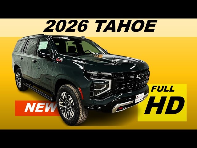 2026 Chevy Tahoe SHOCKS Everyone! Crazy New Features & Upgrades!