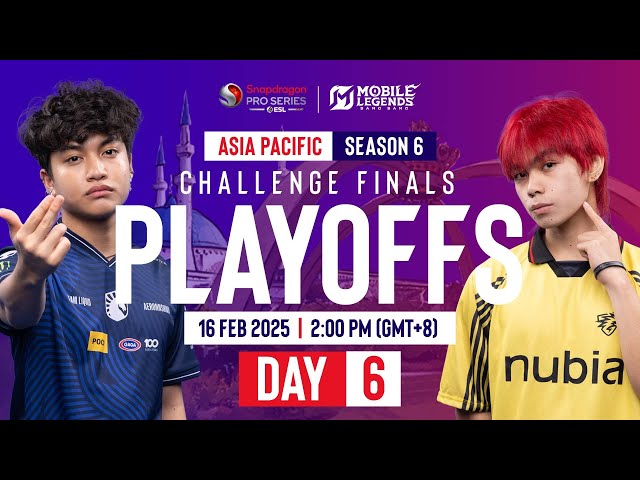 🔴 [EN] AP MLBB | Snapdragon Mobile Challenge Finals Playoffs | Season 6 | Day 6