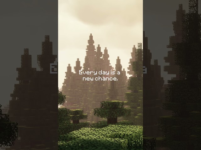 Storms make trees take deeper roots. #minecraft #relaxingminecraft #minecraftmusic