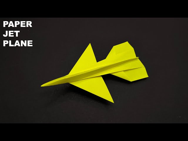 Paper jet plane easy |  how to make a paper airplane | Paper airplane fighter jet easy