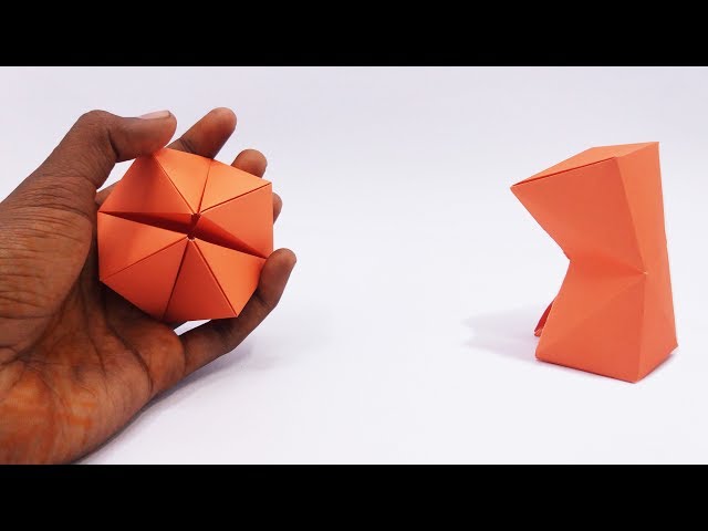 Make Easy Origami Paper Magic Transforming Flexahedron - Magic Tricks For Kids and Your Friends