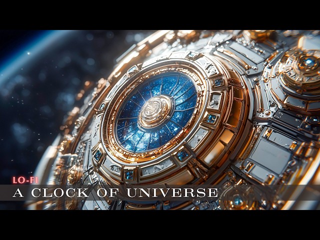 A clock of universe 🕰️🛸: Lo-fi Back Ground Video, relaxation, Study, Relax