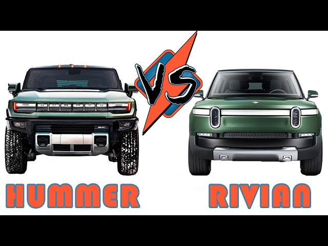 2022 GMC Hummer EV Pickup VS Rivian R1T