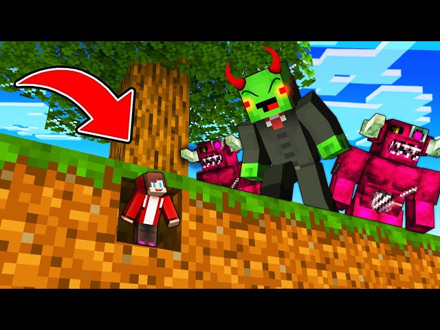 SPEEDRUN BATTLE ! Super Tiny JJ vs EVIL DEMON MIKEY ! - Minecraft (Maizen)