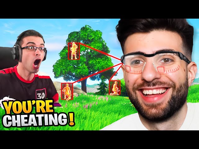 I Used CHEATS in Nick Eh 30's Fortnite Hide and Seek!