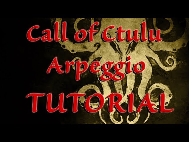 Metallica Call of Ktulu - Arpeggio practice - TUTORIAL by FinnishDuende