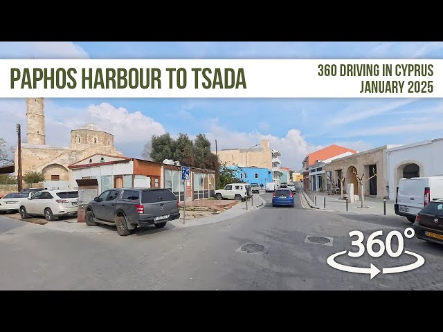 From Paphos Harbour To Tsada - in 360!