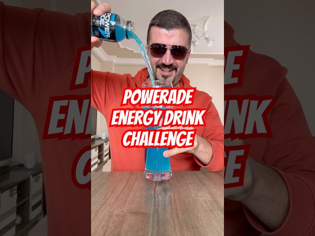 Powerade Energy Drink Challenge #mrstar #sigma #drink #weekendvibes #funny #cocacola #budlight