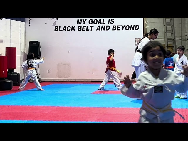 Kid’s Taekwondo Daily Exercise Boring Day