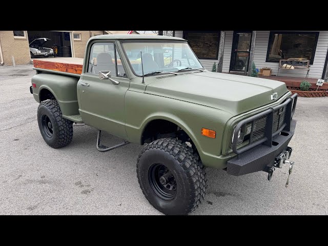 Test Drive 1971 Chevrolet C-10 SWB Custom 4X4 $24,900 Maple Motors #2944