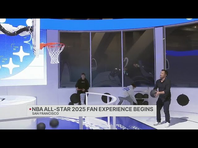 NBA All-Star 2025 fan experience begins in SF