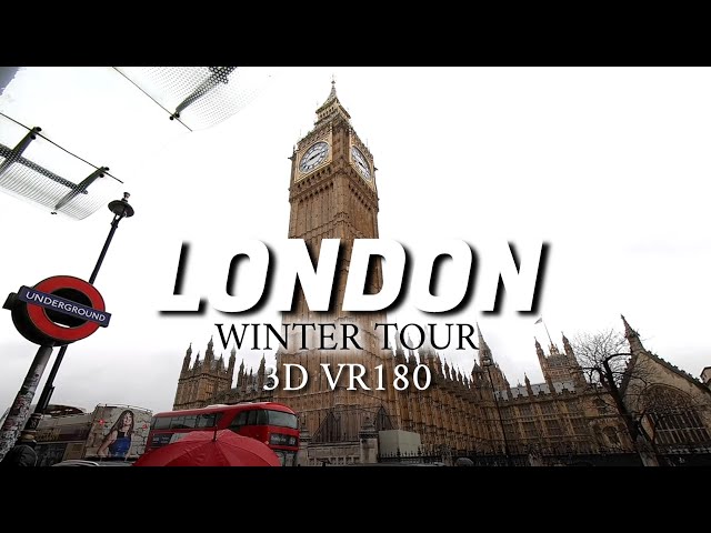 RiVR StepInside rainy London in 3D180 - VR Video