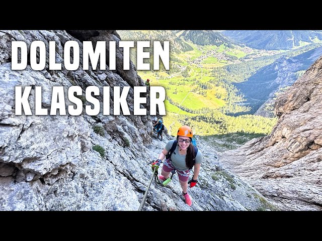 Dolomiten: berühmter Pisciadù Klettersteig - beliebteste Via Ferrata mit spektakulärem Ausblick