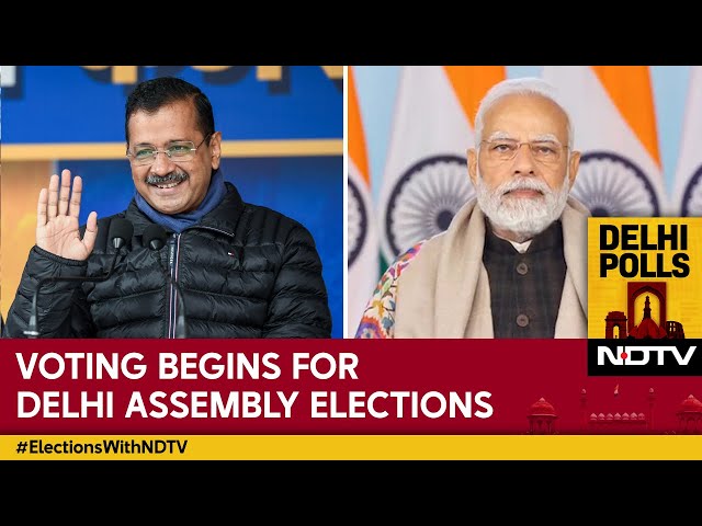 Delhi Voting Today News | Delhi Votes Today, Triangular Contest Between AAP, BJP, Congress