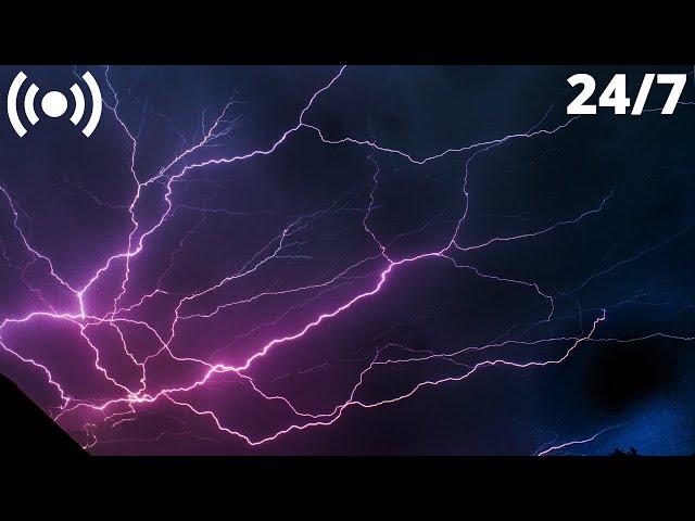 Thunderstorm Sounds for Sleeping & Relaxing | Rain & Thunder Sounds | White Noise Rainstorm