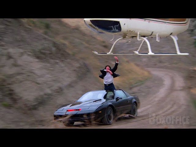 KITT And Michael Have A Close Call | Knight Rider CLIP