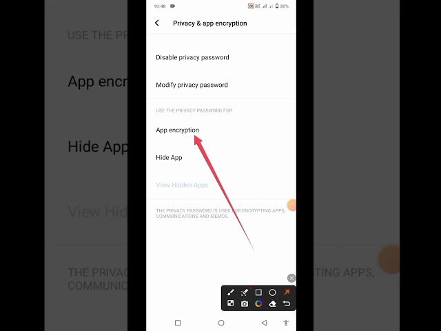 vivo y21 phone app lock setting