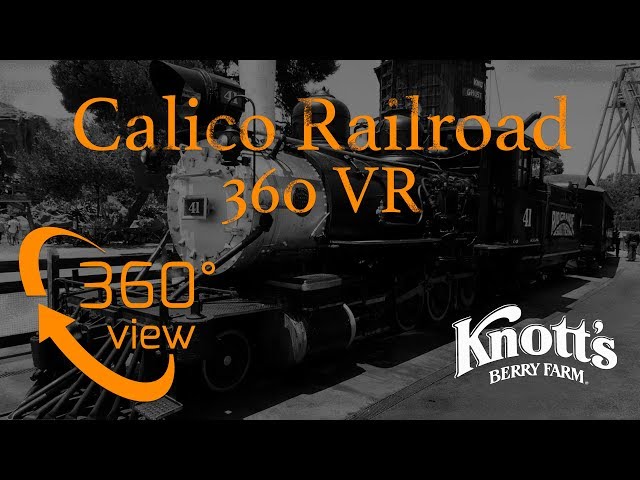 Ride Inside Early 1900s Train - Calico Railroad 360 VR