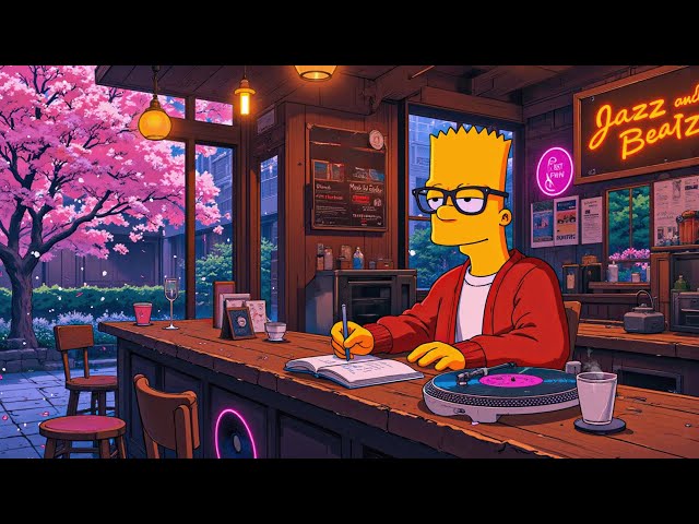 Cherry Blossom Cafe Beats 🌸 Smooth Lo-fi hip hop for Focus and Chill