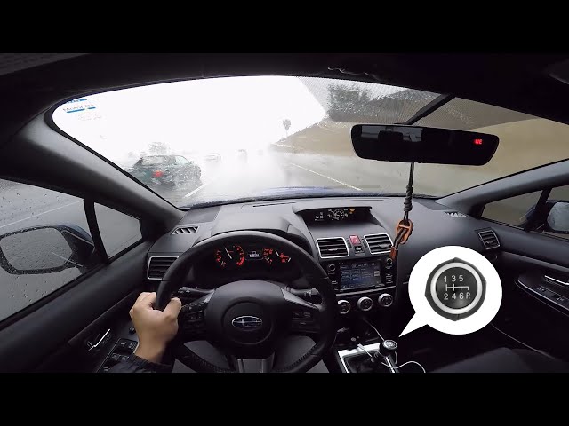 Driving A Subaru Wrx In The Rain