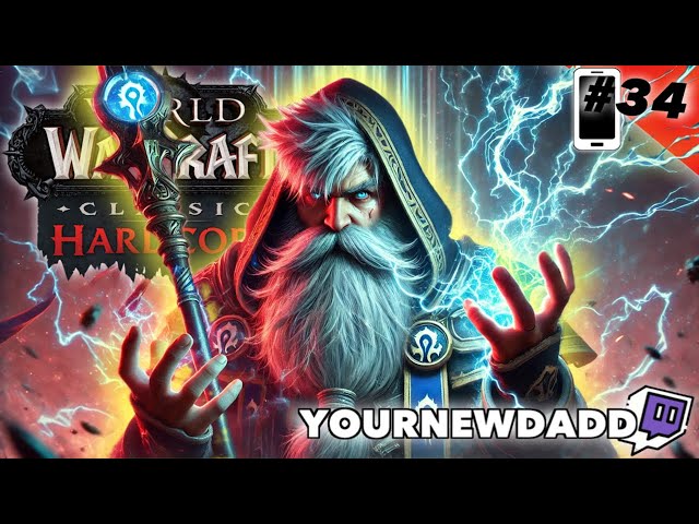 🔴📱[Ep. 34]🌀WoW Classic Hardcore: Gnome Warlock's Epic World of Warcraft Journey!💥