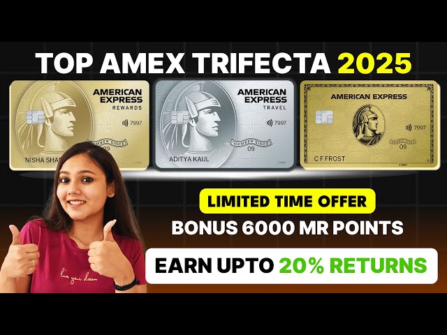 Best American Express credit cards 2025 : Amex MRCC | Amex Gold Charge | Amex Platinum Travel #amex