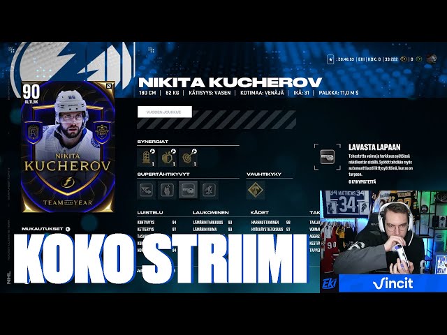 Ultimate TOTY Kucherov Grindi