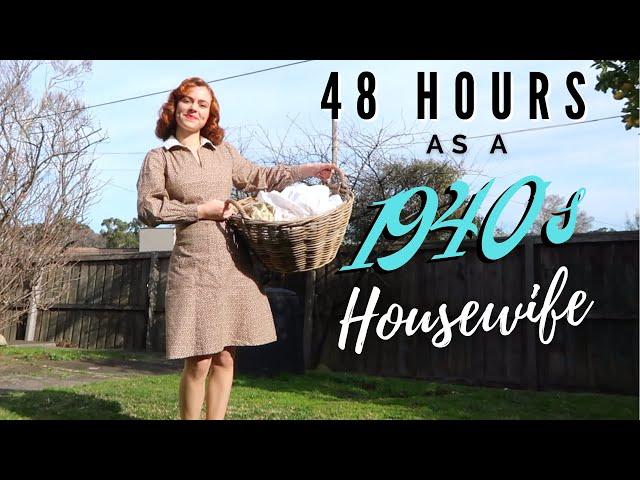 I Lived Like a 1940's WARTIME HOUSEWIFE for 48 HOURS!