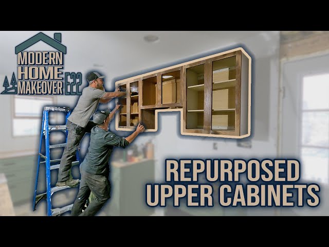 Modern Home Makeover // Upper Cabinets - Episode 22