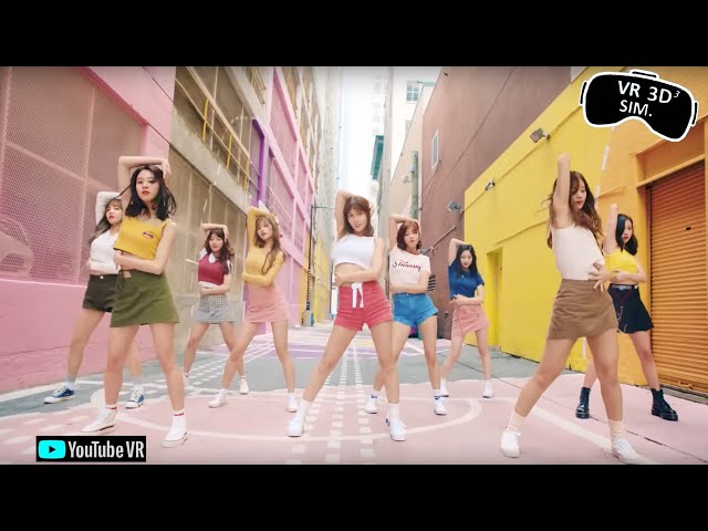 [VR] TWICE "LIKEY" M/V (Simulated VR 3D)