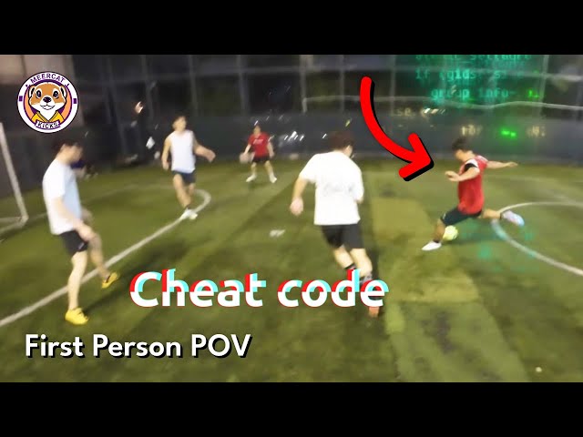 We Played With a CHEAT CODE? | What a Striker | 5v5 Futsal POV