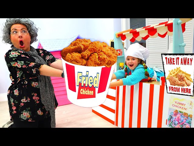 Ruby and Bonnie Fried Chicken Drive Thru with Food Toys