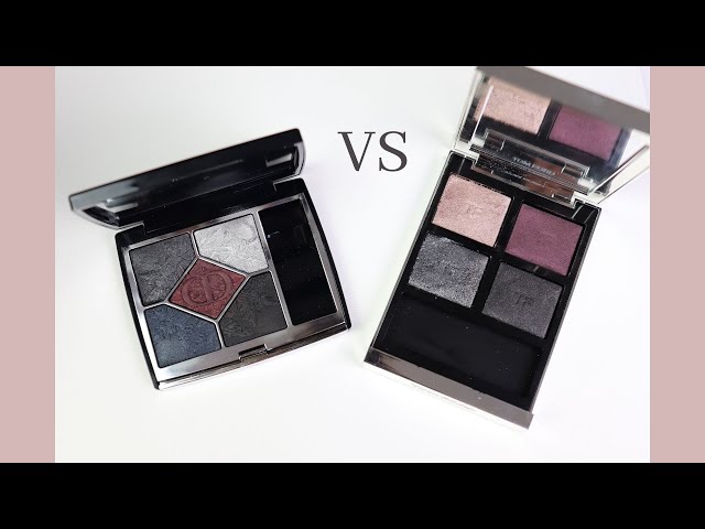 DIOR HOLIDAY 2020 089 BLACK NIGHT VS TOM FORD EXTREME eyeshadow palette | Comparison