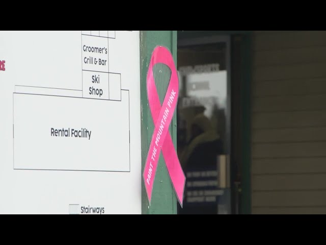 Painting the mountain pink in Monroe County for breast cancer awareness