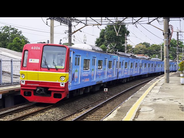 Stasiun Lenteng Agung: Kompilasi KRL Commuter Line [4K] | JR 203, JR 205, TM 6000, Tokyu 8500