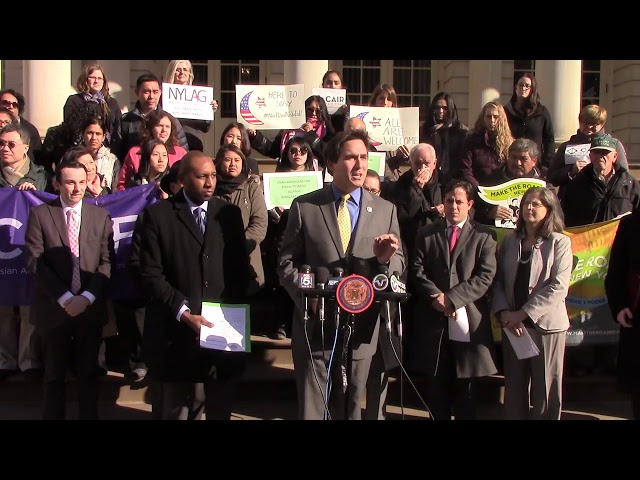 Progressive Caucus Member Protest Trump Executive Orders Part 1 of 2