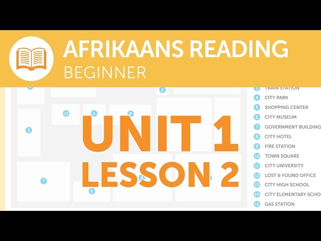 Afrikaans Reading for Beginners - Reporting a Lost Item at the Station