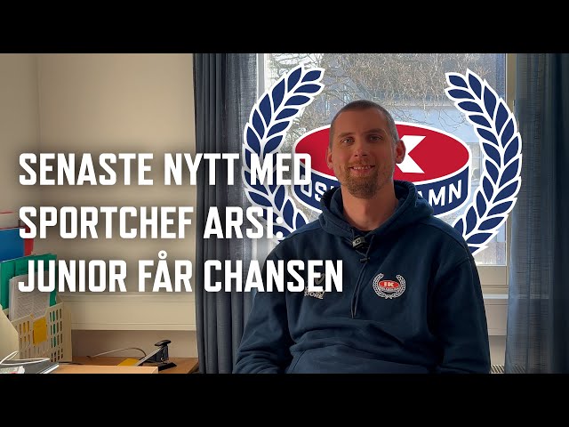 Sportuppdatering med Arsi: Junioren får chansen!