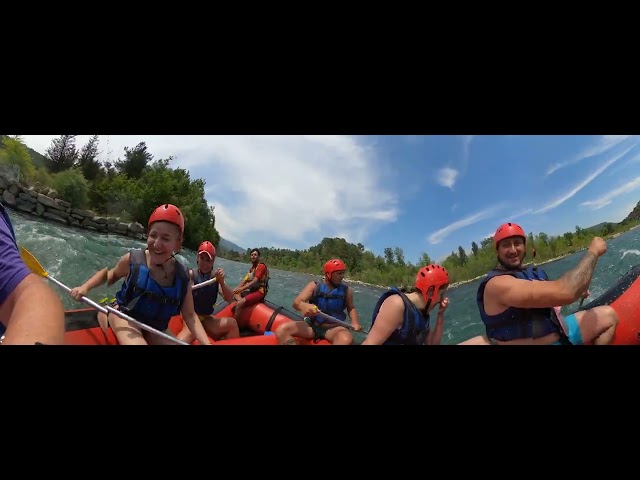 Rafting  Alanya Antalya Turkey May June 2024 360 footage GoPro Max Turkey 2024